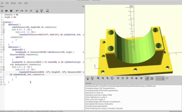 OpenSCAD 3D建模軟件.jpg OpenSCAD 3D建模軟件.jpg